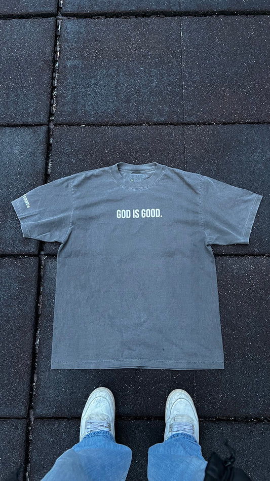 God Is Good Vintage Wash Grey